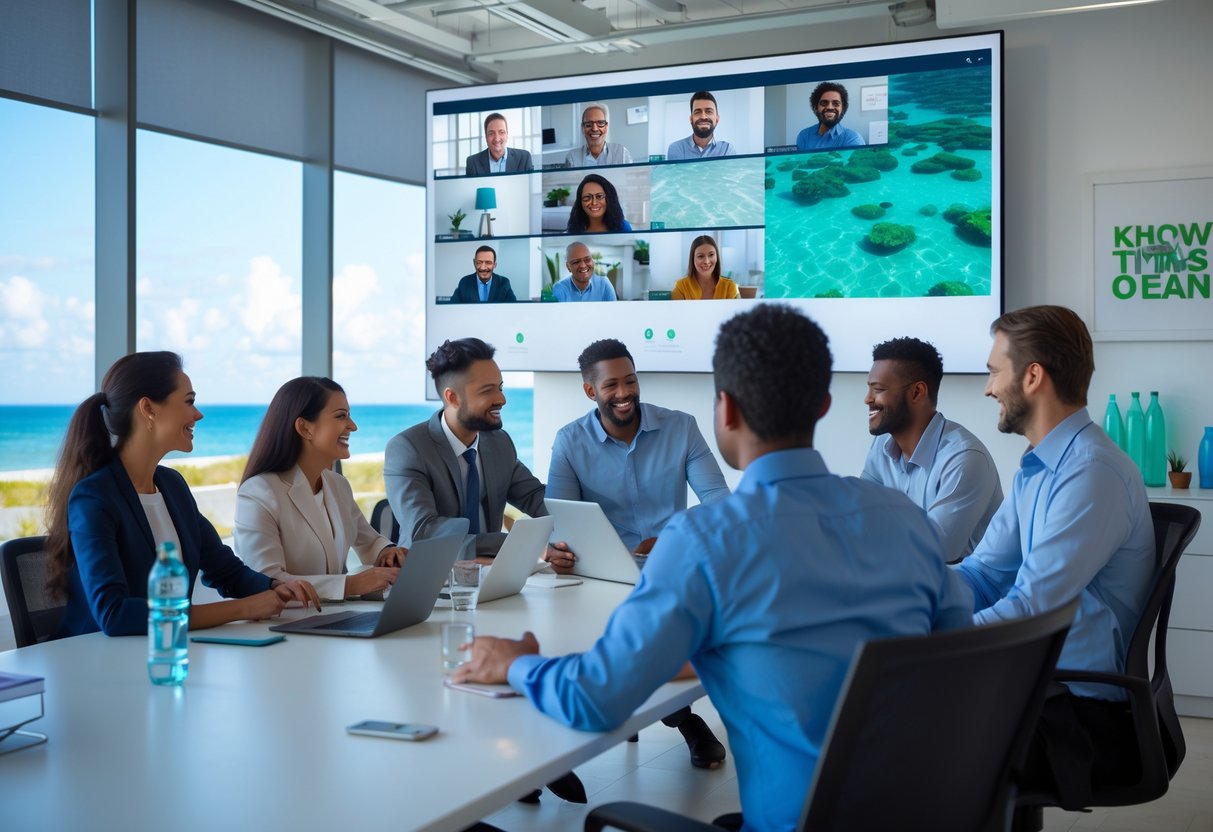 Hvordan online møder kan hjælpe med at reducere plastaffald i havet