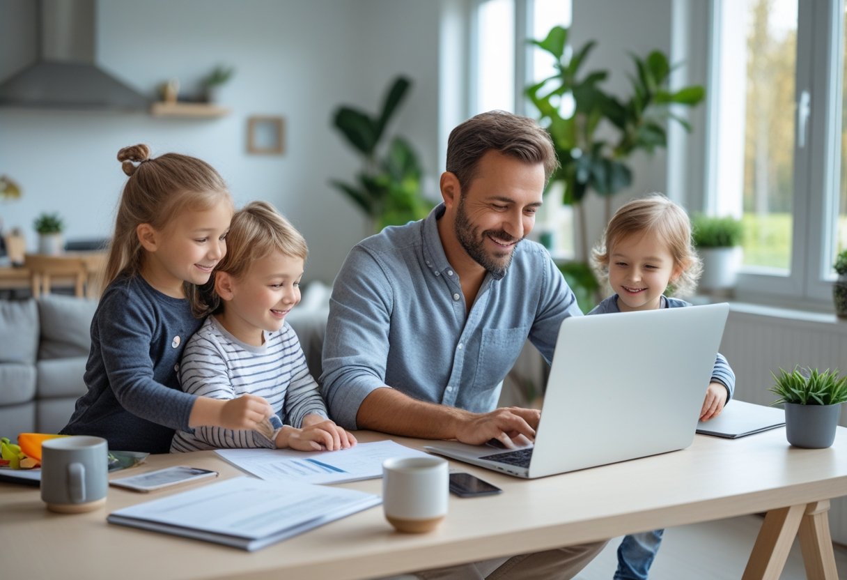 Sådan balancerer du hjemmearbejde og familieliv som familiefar