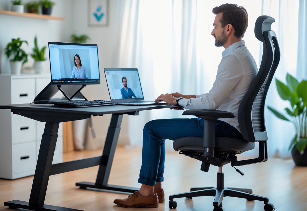 Sådan skaber du en sund ergonomi under online møder