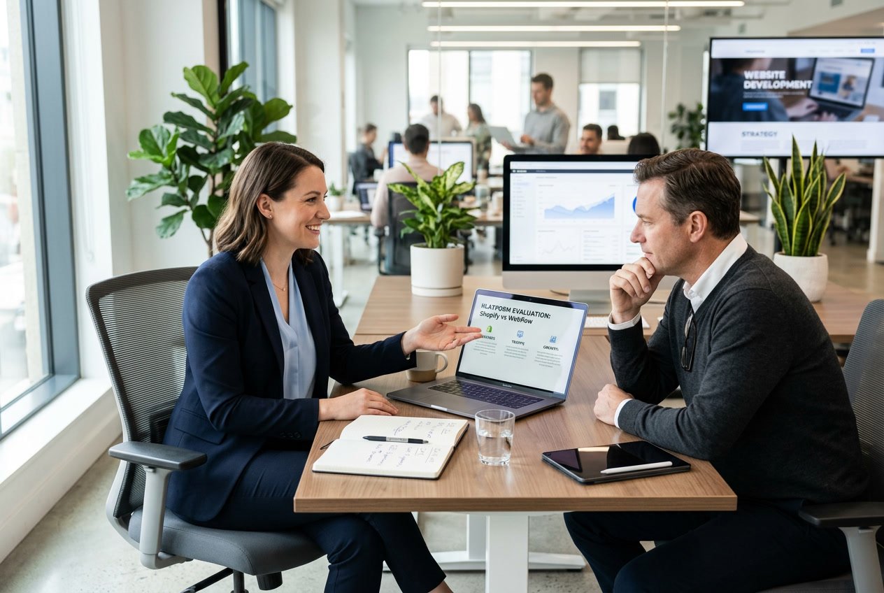 Er du i tvivl om valg af platform til din hjemmeside så hold et møde med en rådgiver