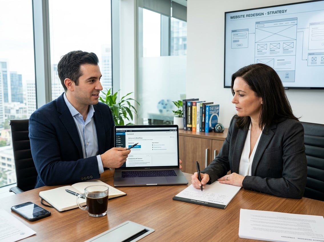 Hold et møde med en WordPress ekspert og vælg den mest professionelle til at vedligeholde din løsning